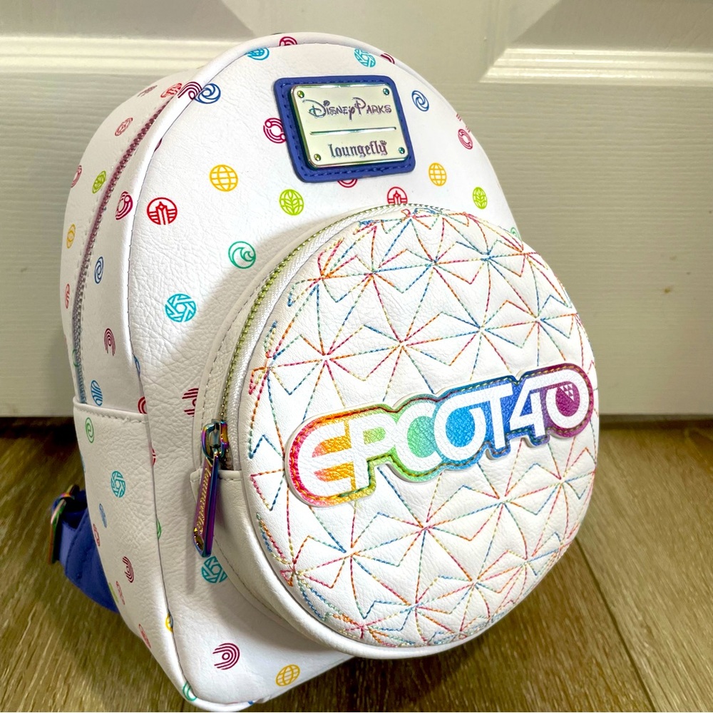 NWT Loungefly x Disney Parks - Epcot 40 Mini Backpack